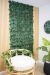 Jardín Vertical Artificial Muro Verde De Hojas 100x300cm
