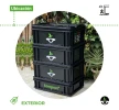 Compostera Urbana Balcón Compost 45 L Exterior Interior K P