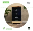 Compostera Urbana Balcón Compost 45 L Exterior Interior K P